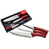 Conjunto Facas De Cozinha Sortido 03 Peças - Euro