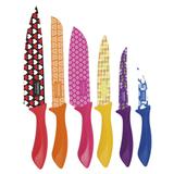 Conjunto Facas Tramontina 23099932 Colorcut 6 Peças Inox Coloridas