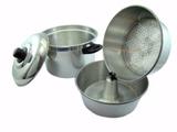 Conjunto Forma Pudim, Banho Maria, Cozimento A Vapor Aluminio - Diviforte