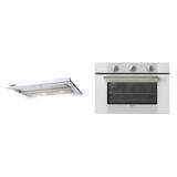Conjunto Forno Elétrico 44L e Depurador 127V Fischer Branco