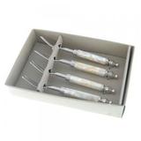 Conjunto Garfos Aperitivos Madrepérola 4 peças - Decorafast