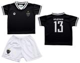 Conjunto Infantil Atlético MG Uniforme Preto - Torcida Baby - Revedor