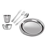 Conjunto Infantil em Inox 6 Peças Doces Euro