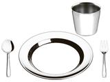 Conjunto Infantil Inox 4 Peças Brinox Puppys - 1700/104