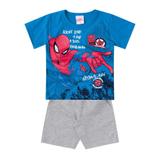 Conjunto infantil menino Brandili Homem Aranha