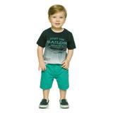 Conjunto infantil menino marinheiro seventy-eight - Kyly