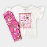 Conjunto Infantil Up Baby Estampa Urso Feminino