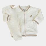 Conjunto Infantil Up Baby Malha Matelassê Feminino