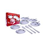 Conjunto Inox para Bolo com 13 Peças Megainox - Ref: 8013