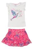 Conjunto Juvenil Feminino Floral Alakazoo Branco - Avenida