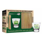 Conjunto Kit Caipirinha Com Copo, Socador, Colher E Tábua - Brasfoot