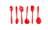 Conjunto Kit Utensílios Silicone Espátula Concha 6 Pcs - Belle maison