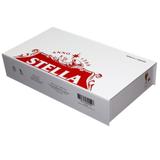 Conjunto maleta 4 taças para cerveja em vidro 250ml stella artois