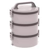 Conjunto Marmita Tekcor 3 Peças 1,5 Litros Bege Soprano