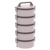 Conjunto Marmita Termoprato 5 Peças Tekcor 1.5L Bege Soprano