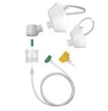 Conjunto Micro Nebulizador Adulto para Ar Comprimido Amarelo I-205/AM1.6 - NS - Ns - inaladores