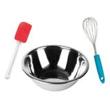Conjunto Mixing Bowl Prime 3 Peças Domama Inox