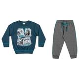 Conjunto Moletom Infantil Elian Leão