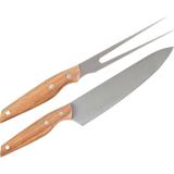 Conjunto Mor Faca do Chef 8" e Garfo 6" Barbacoa 3913
