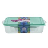 Conjunto Multiuso Potes com Tampa com 3 Unidades Verde - Paramount