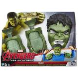 Conjunto músculo e mascara hulk avengers marvel - hasbro - b0428