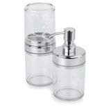 Conjunto p/ Banheiro Duo Lavabo 2pcs Acquaset Incolor Forma