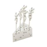 Conjunto palitos para petisco mouse com base em forma de queijo - Rojemac