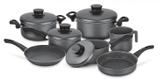 Conjunto Panelas Antiaderente 7pc Preto Paris Tramontina