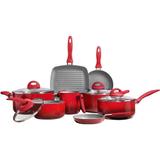 Conjunto Panelas Ceramic Life Vermelho Cerâmica 2.5mm 8 Peças - Brinox