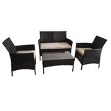 Conjunto para Área Externa Rennes Marrom - Mobly