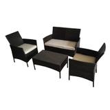 Conjunto para Área Externa Rennes Marrom - Mobly