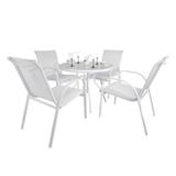 Conjunto para Área Externa Sauípe Branco - Mobly