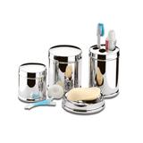 Conjunto para Banheiro 4 Peças Decorline Inox - Brinox