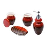 Conjunto para Banheiro 4 Peças em Cerâmica Yas Prestige - Rojemac
