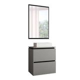 Conjunto para Banheiro Urban 3 GV Argento e Preto - Bosi