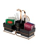 Conjunto para chá/café aço carbono plastico cor cobre rosé - Future