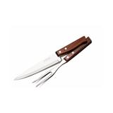 Conjunto Para Churrasco 2 Peças Polywood Castanho - Tramontina