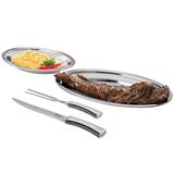 Conjunto para Churrasco em Aço Inox 4 PC Euro Home IN5675