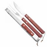 Conjunto para Churrasco Fork com Colher, Pegador e Garfo Nautika