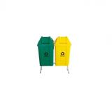 Conjunto para Coleta Seletiva com 02 cestos - 100 Lt's - ST19 - Jsn