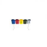 Conjunto para Coleta Seletiva com 05 cestos - 40 Lt's - ST5 - Jsn