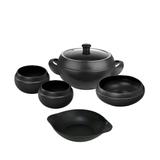 Conjunto Para Feijoada 4 Peças Preto + 1 Assadeira Ceraflame