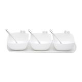 Conjunto para Petiscos em Porcelana 7 Peças Bird Wolff - Rojemac