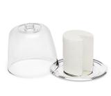 Conjunto para Queijo Ricota Prato Inox 15cm com Tampa - Mak inox