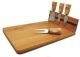 Conjunto para Queijos de Bambu 5 Peças Tyft - Yoi