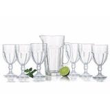 Conjunto Para Refresco Max 7 Peças De Vidro Reforçado Ruvolo