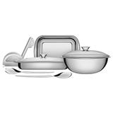 Conjunto Para Servir Tramontina Cosmos 64310080 Inox 7 Peças