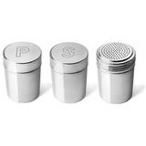 Conjunto Para Tempero 3 Peças Inox Plasvale - Attuale