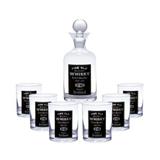 Conjunto para Whisky Jarra 850 Ml 04 Copos 340 Ml - Cardosoutl