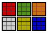 Conjunto Porta Copos com 6 unid (2 em 1) Imantados - Cubo Mágico Colorido - Formalivre